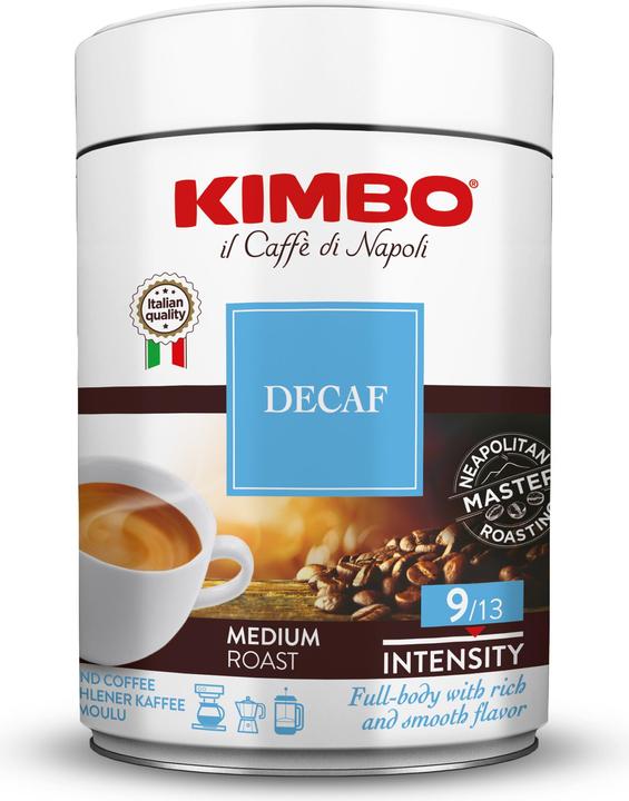 Kimbo Decaffeinato (Torréfaction foncée, 250 g)