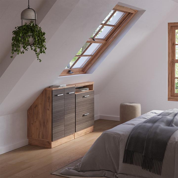 Produktbild Vicco Küchenschrank für Dachschrägen R-Line (120 x 46 x 81.60 cm)