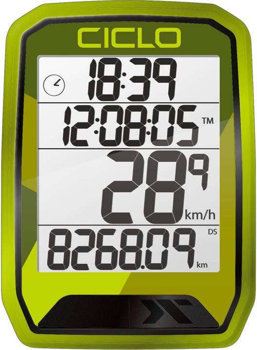 Produktbild Ciclosport Protos 213 Funk Fahrradcomputer Fahrradtacho 4 Zeilen Display