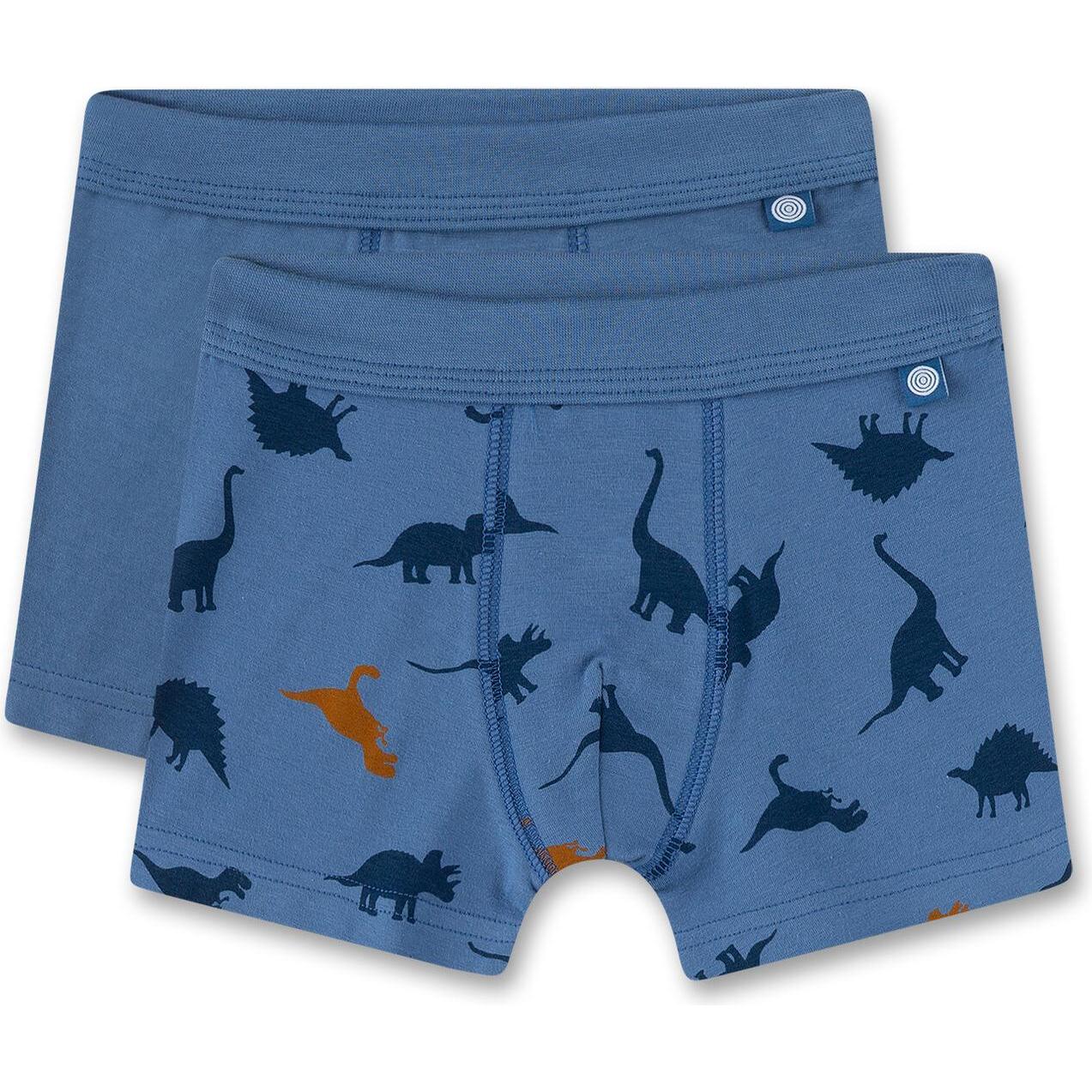 Sanetta, Unisex, Unterhosen, Kid's DP Short 337001+337003, Mehrfarbig, (92, 2er Pack)