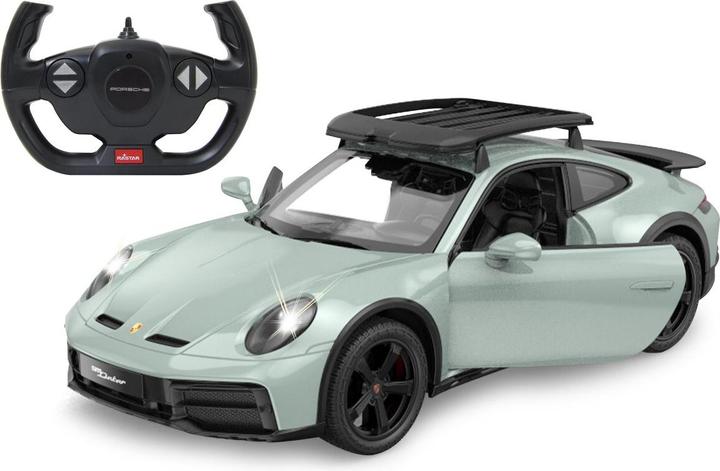 Image du produit Jamara Porsche 911 Dakar 1:14 grün schattiert 2,4GHz Tür manuell