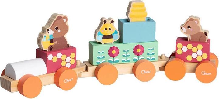 Actual product image Chicco My Wood Friends - Teddy'S Train