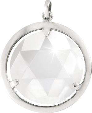 Image du produit Berk Médaillon en cristal de roche - un bouclier de protection (Cristal de roche)