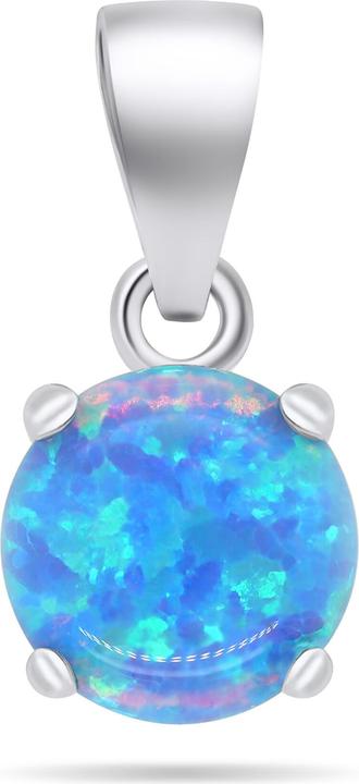 Image du produit Brilio Silver - Charmante suspension en argent avec opale bleue PT76WB (Métal)