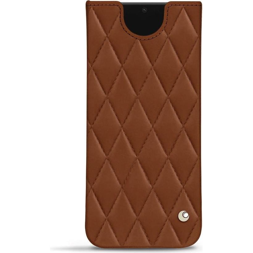 Noreve Lederschutzhülle (Samsung Galaxy S22 Ultra), Smartphone Hülle, Braun