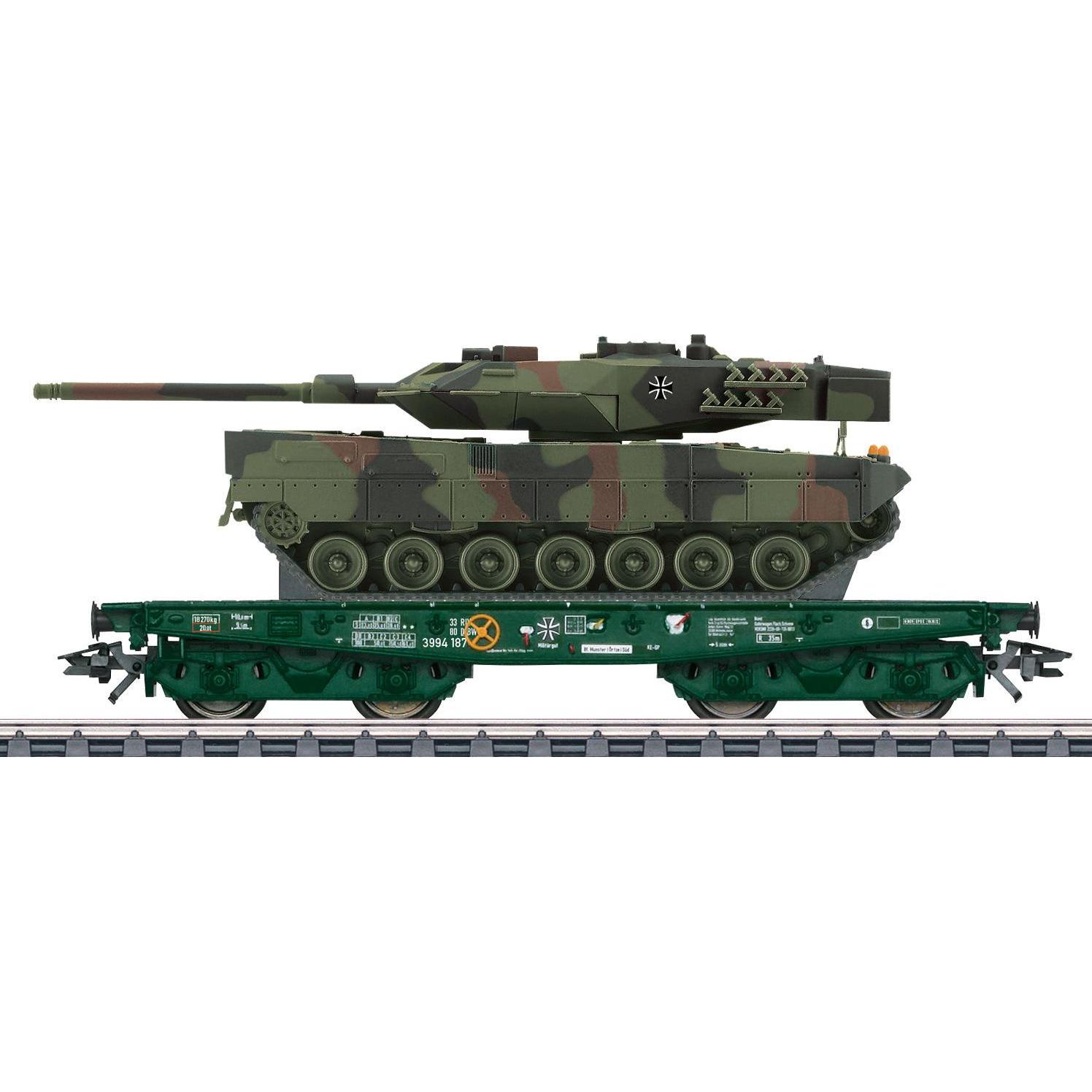 Thumbnail - Märklin Schwerlast-Flachwagen Rlmmps (Spur H0)