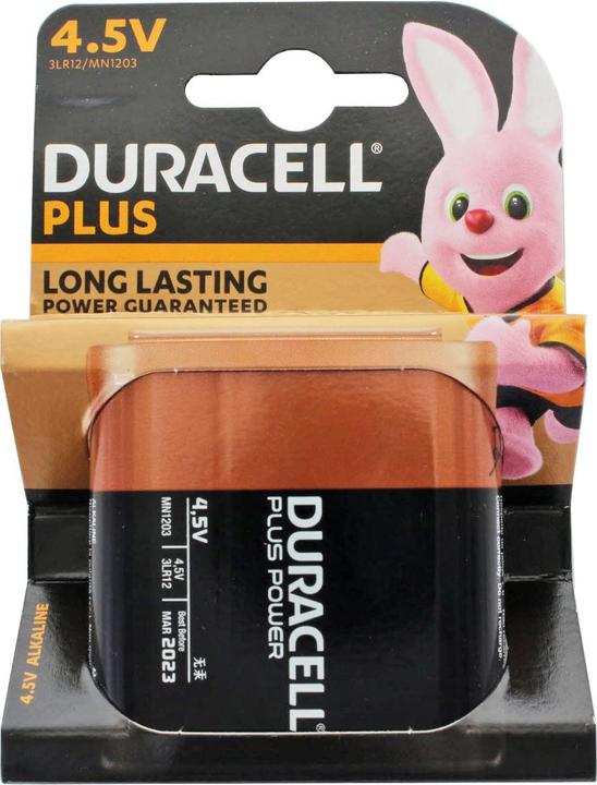 Produktbild Duracell Plus 4,5 Volt MN1203 3LR12 Flachbatterie 10 Stück (10 Stk., 3R12)