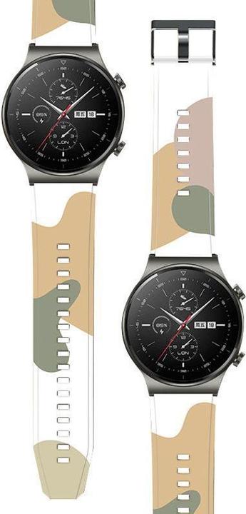 Produktbild Hurtel Armband Moro Band für Huawei Watch GT2 Pro Silikonarmband Camo Uhrenarmband (7) (Silikon)