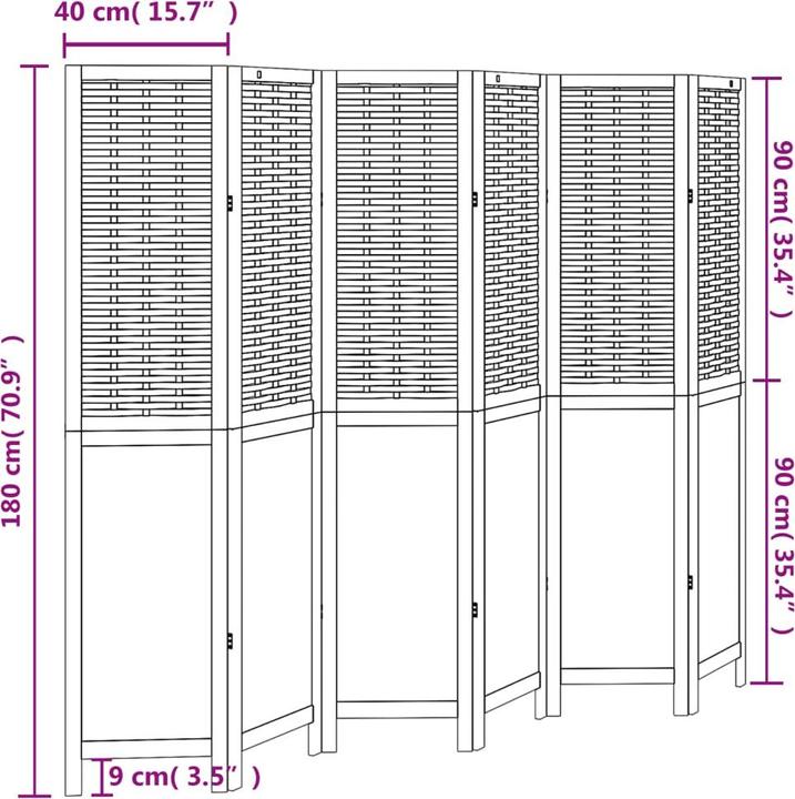 Immagine prodotto vidaXL Paravent
