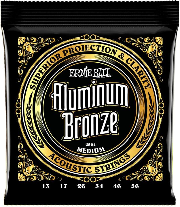 Ernie Ball Akustik Medium (6x, Gitarre, 0.06")