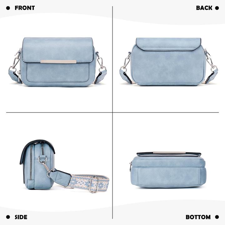 Produktbild Only-Bags.Store Handy Umhängetasche, Vegan Leder Crossbody Bag Umhängetasche mit verstellbarem abnehmbarem breitem