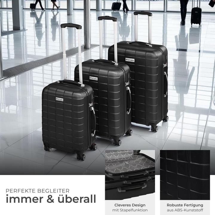 Actual product image tectake Trolley Set of 3 (98 l)