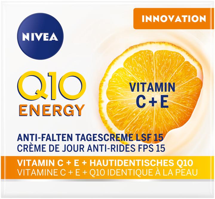 Actual product image NIVEA Q10 Energy Anti-Falten Tagescreme (50 ml, Day cream, SPF 15)