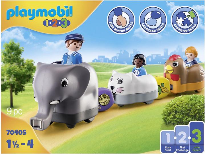 Produktbild Playmobil Mein Schiebetierzug (70405, Playmobil 1.2.3)