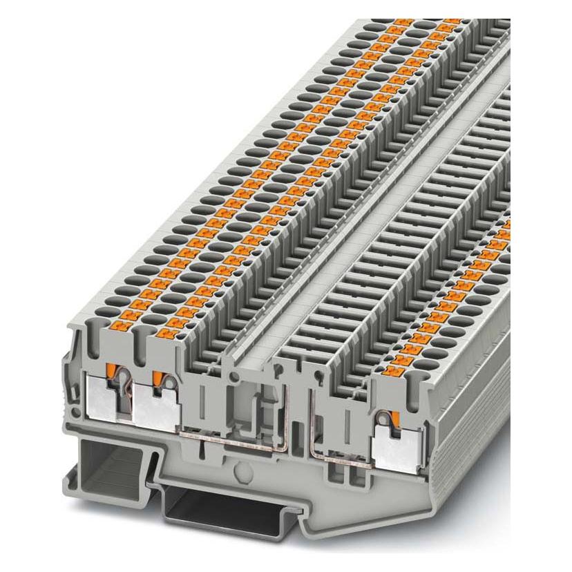 Phoenix Contact Ontkoppelblok PT 2.5-TWIN-TGB, Elektronica benodigdheden + Behuizing, Grijs