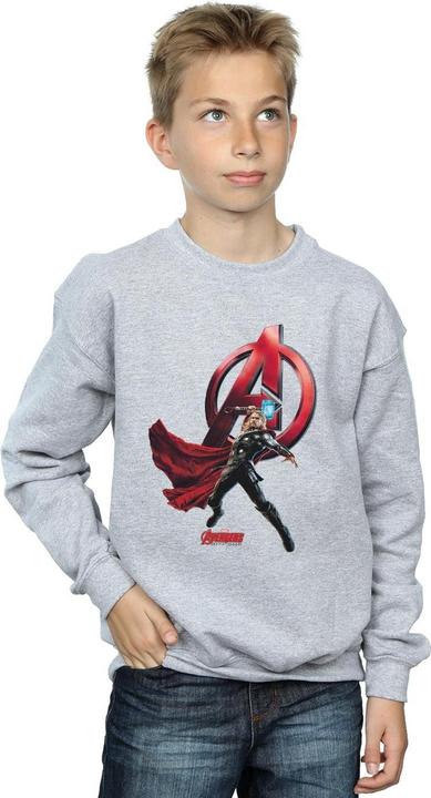 Actual product image Boys Thor Pose Sweatshirt (140, 146)