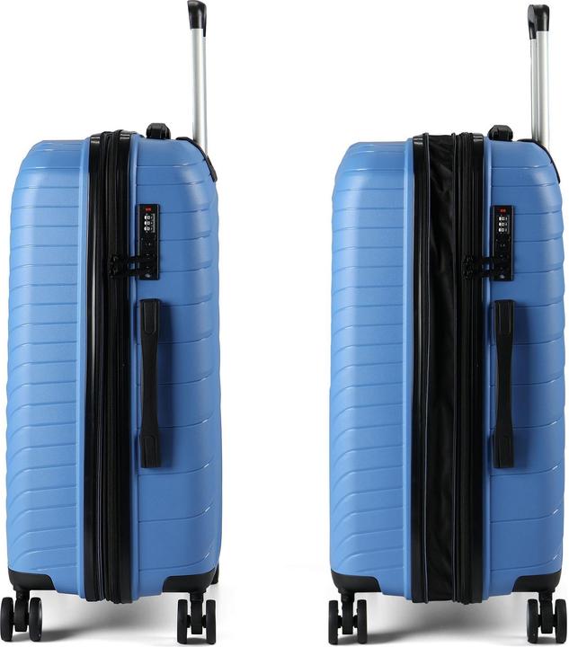 Actual product image Benzi 5808 4 Rollen Kofferset 3-teilig mit Dehnfalte (191 l)