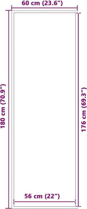 Image du produit vidaXL Marka (60 x 180 cm)