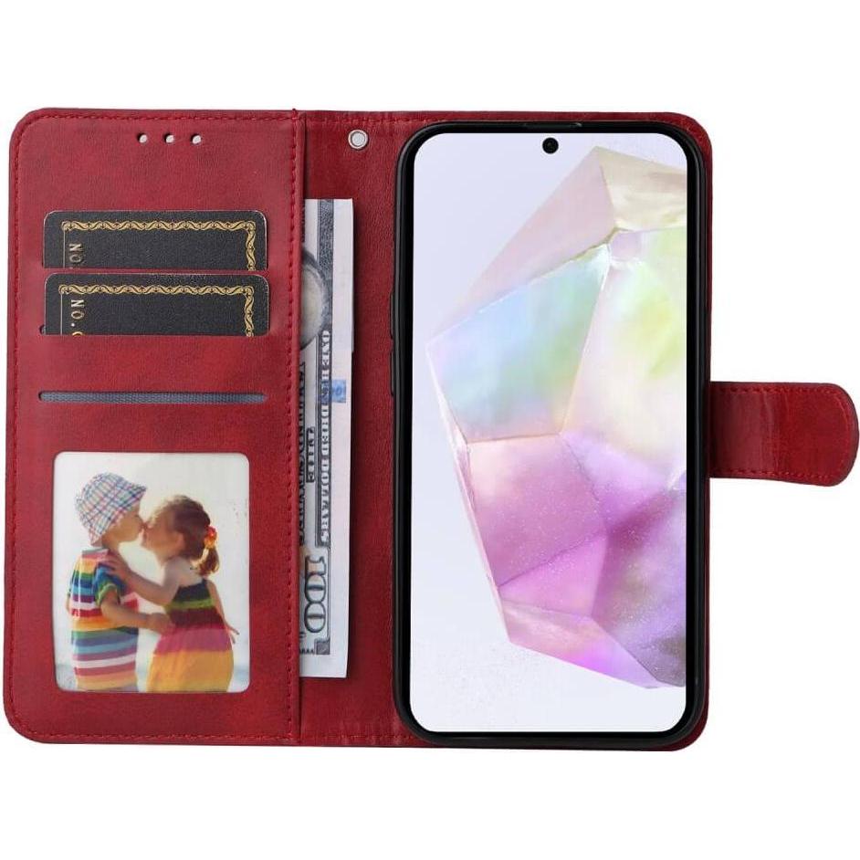 Thumbnail - Cover-Discount Premium Handyhülle Etui (Samsung Galaxy A56), Smartphone Hülle, Rot