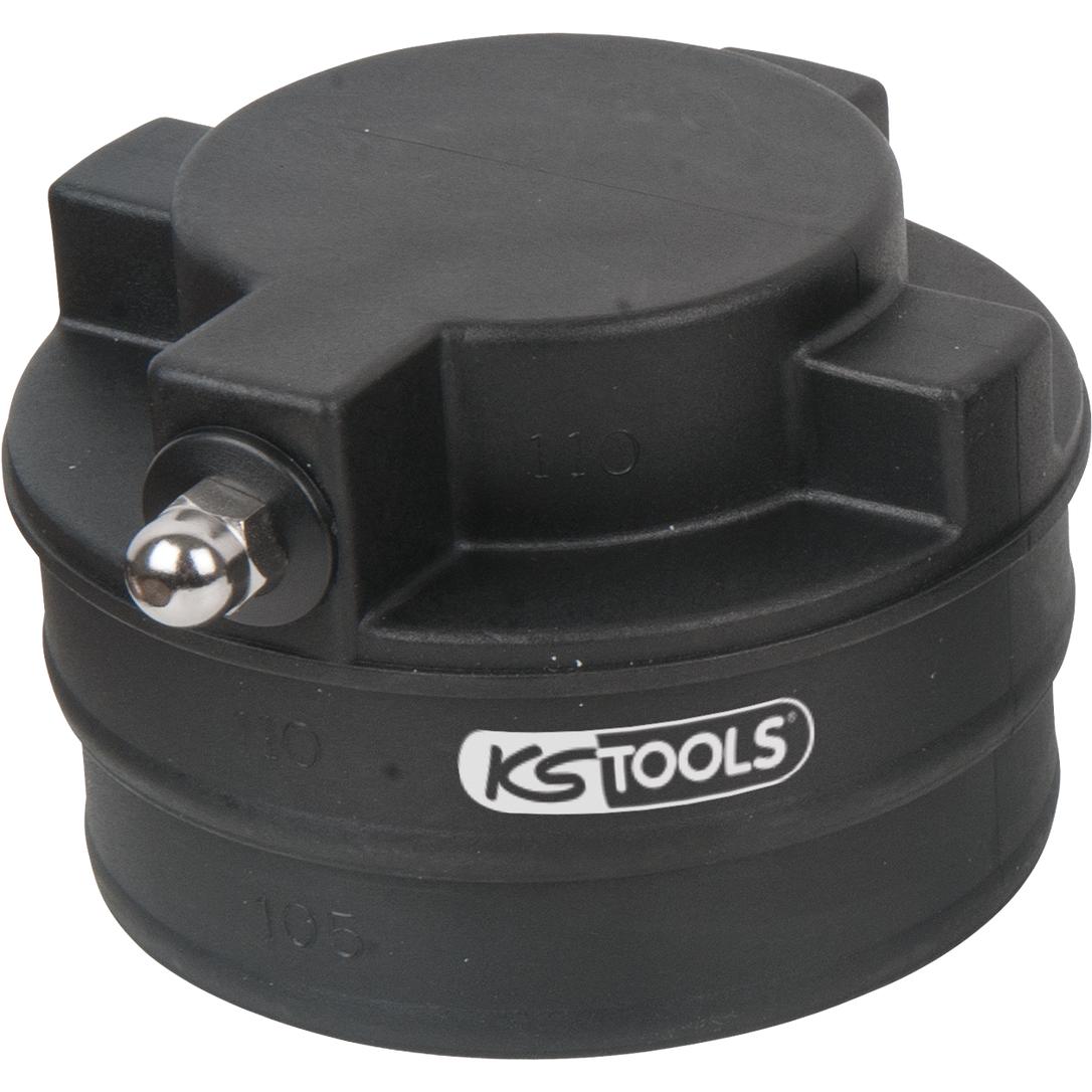 KS Tools, Fahrzeug Werkzeug, 2-stufiger Gegenstopfen-Adapter, 75x80 mm