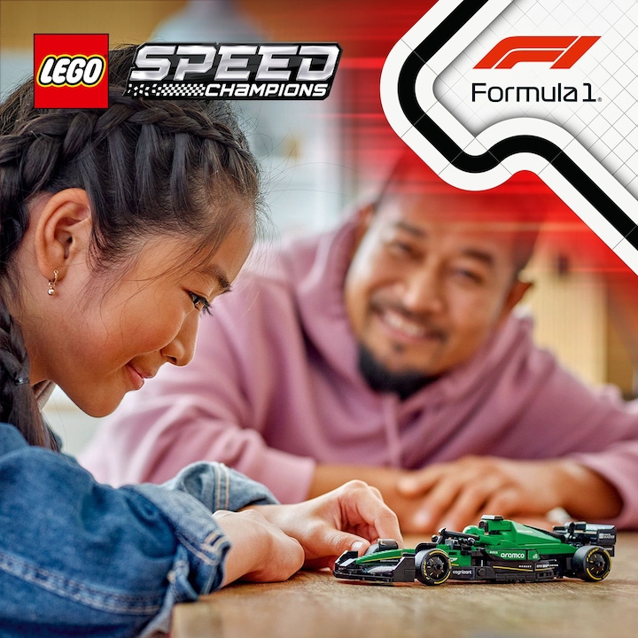 Produktbild LEGO Aston Martin Aramco F1 AMR24 Rennauto (77245, LEGO Speed Champions)