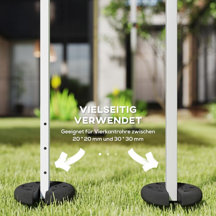 Immagine prodotto Outsunny Pesi aggiuntivi per il padiglione pieghevole (20 cm, 20 cm)