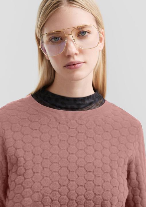 Actual product image s.Oliver Strickpullover Strickpullover mit Strukturmuster (XS)