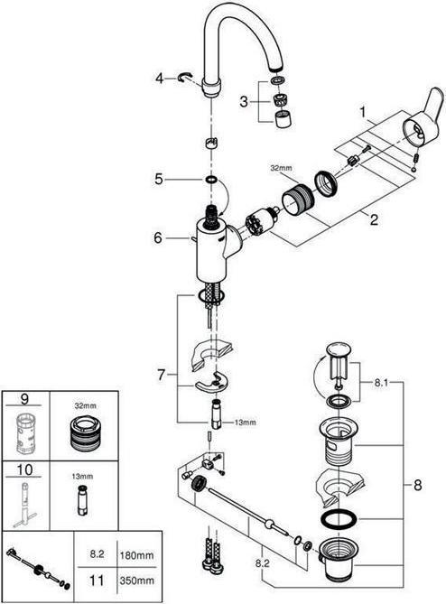 Actual product image Grohe Eurostyle Cosmopolitan