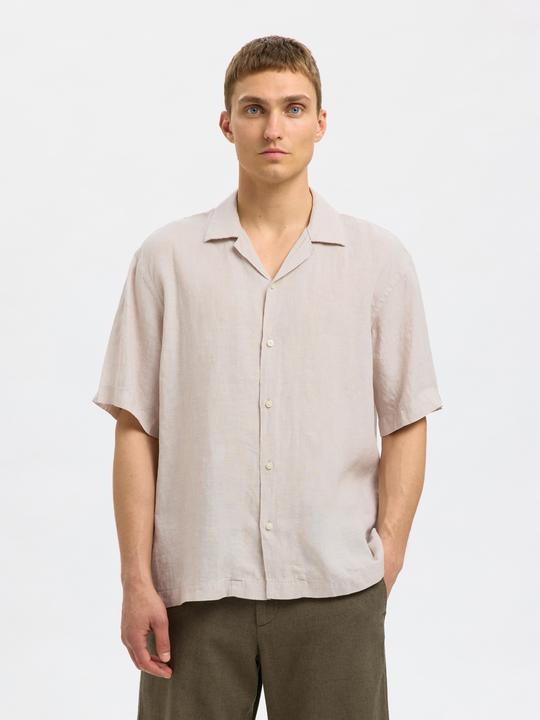 Actual product image Selected 100% Leinen Kurzarmhemd (XL)