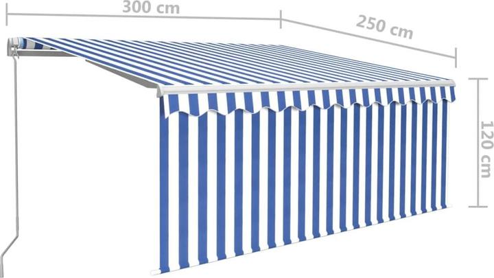 Actual product image vidaXL Markise (3 m)