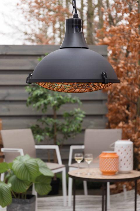 Actual product image Sunred Heater IND-2100H, Indus II Bright Hanging Infrared, 2100 W, Juodas (2100 W)