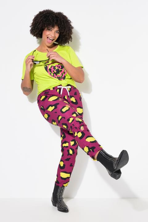 Produktbild Angel of Style Joggpants, Loose Fit, Leodruck, Knitter (54)