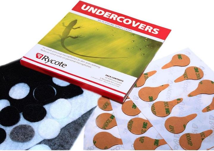 Actual product image Rycote WHITE U-COVER PACK - 30 USE (Foam material)