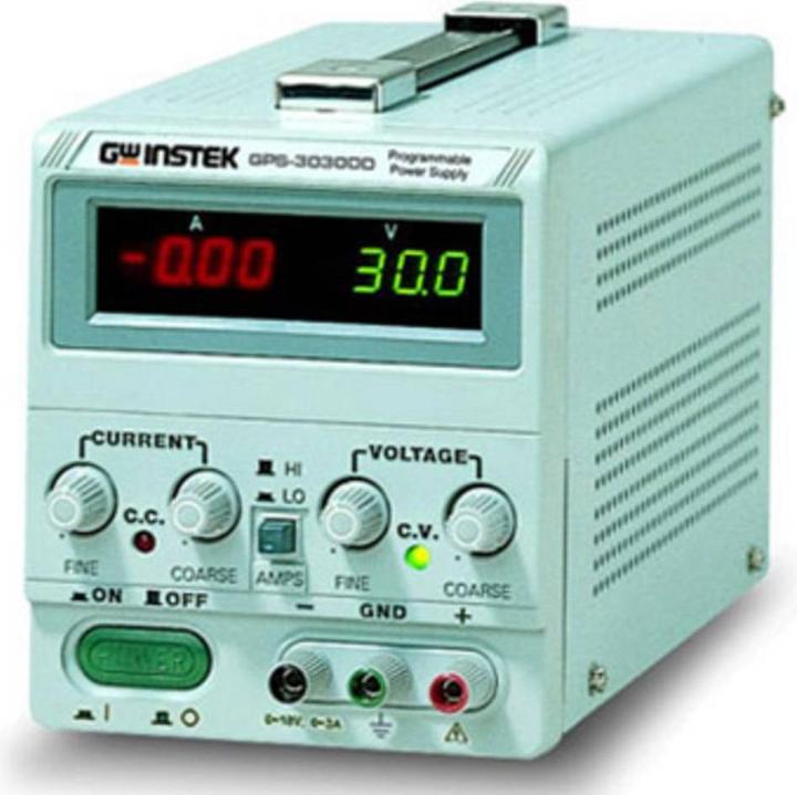Image du produit GW Instek Alimentation de laboratoire, réglable GPS 3030DD 0 30 V 3 A 90 W Nombre de sorties 1 x