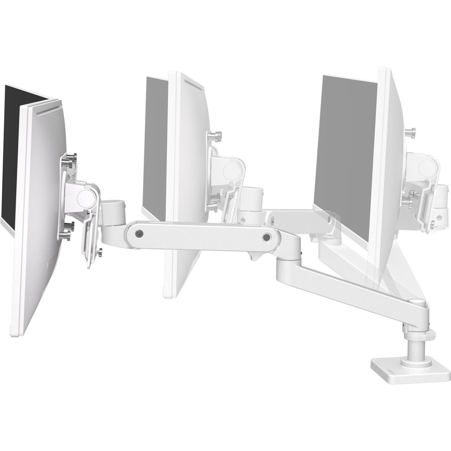 Thumbnail - Ergotron LX PRO ARM DUAL DIRECT DESK MOUNT white (Standfuss, 27"), Monitor Halterung, Weiss