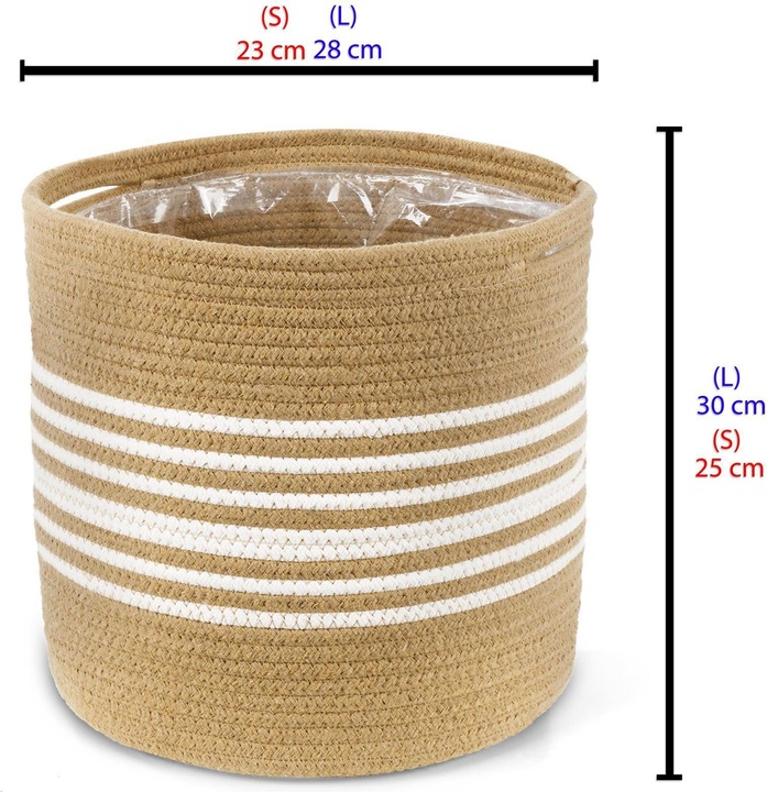 Produktbild Aspero Aufbewahrungskorb Wien (1 x, 30 x 30 x 28 cm)