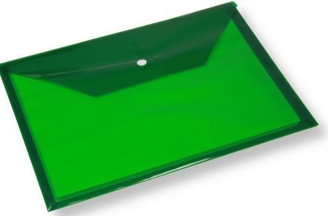 GrandHall A4-Dokumentenumschlag mit Clip, grün
