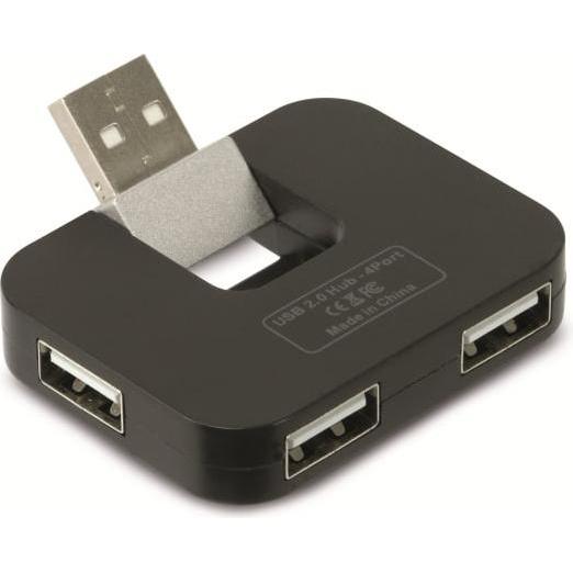 Red4Power USB 2.0 Hub R4-U007B (4 Ports), Dockingstation + USB Hub