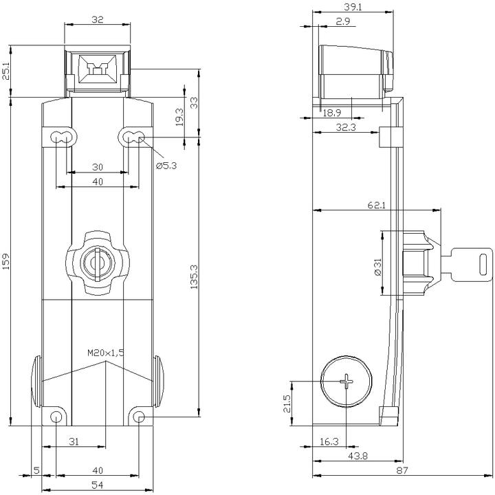 Produktbild Siemens Magnetschalter,Zus.freig.,24VDC