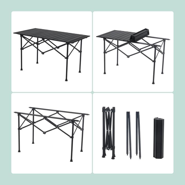 Produktbild Relaxdays Faltbarer Campingtisch aus Stahl