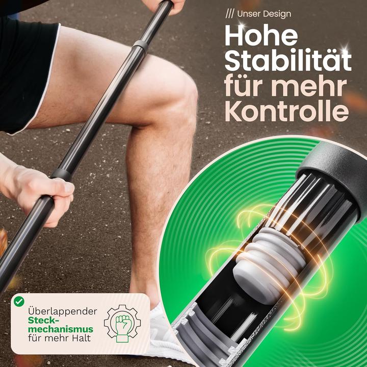 Produktbild Novaliv Grosser Besen Saalbesen 100 cm mit Stiel Borsten Haarmischung Besen fein mit stiel Ideal als (1 Stk.)