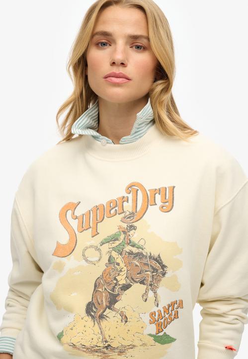 Image du produit Superdry Sweat ras du cou ample à motif Souvenir (M)