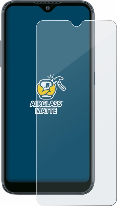 Actual product image BROTECT AirGlass Glass Matte (1 Piece, Samsung Galaxy A02)