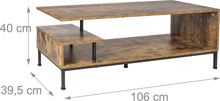 Produktbild Relaxdays TV-Lowboard (106 x 39.50 x 40 cm)