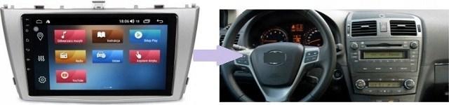 Actual product image No Name RADIO GPS NAVIGATION TOYOTA AVENSIS T27 2008-2015 (9")
