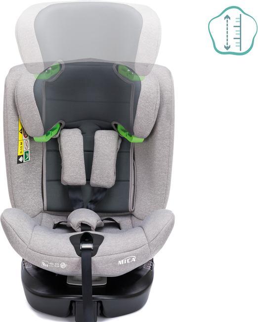 Produktbild Fillikid Mica - Kindersitz Nico mit Standfuss - hellgrau (Reboarder)