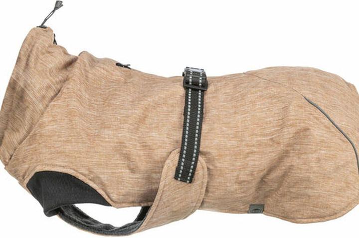 Image du produit Trixie Riom winter coat, XXL: 80 cm, sand (XXL, Manteau pour chien)