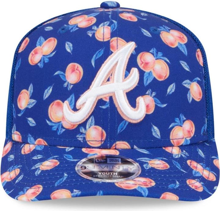 Actual product image New Era Kinder 9Seventy Mesh Cap - PEACH Atlanta Braves (54, 55, 56)