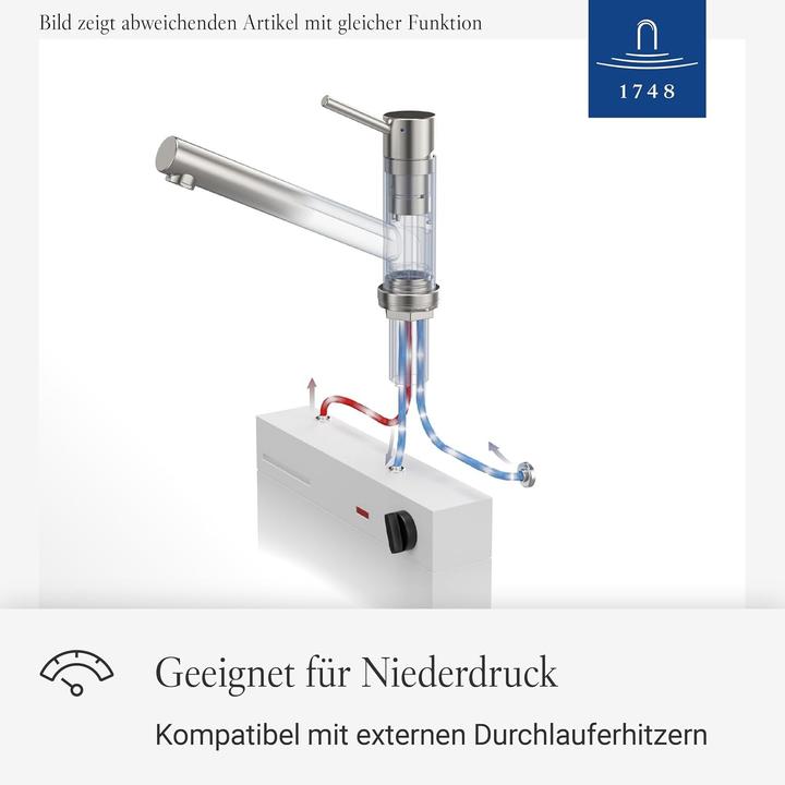 Produktbild Villeroy & Boch Como Shower Niederdruck Küchenarmatur, aus Edelstahl