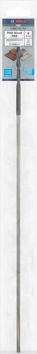 Actual product image Bosch Professional Zubehör PRO Wood HSS installation drill bit, 6 x 57 x 400 mm (5 mm)